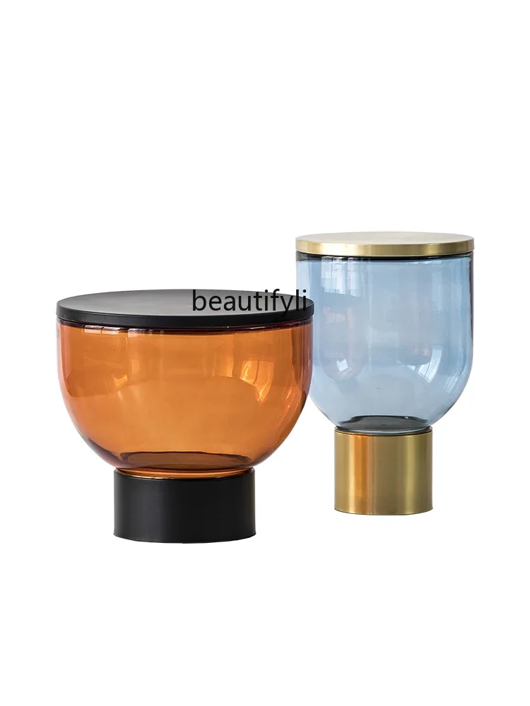 Glass Coffee Table round Modern Simple Small Apartment Living Room Metal Light Luxury Designer Side Table
Glass Coffee Table round Modern Simple Small Apartment Living Room Metal Light Luxury Designer Side Table