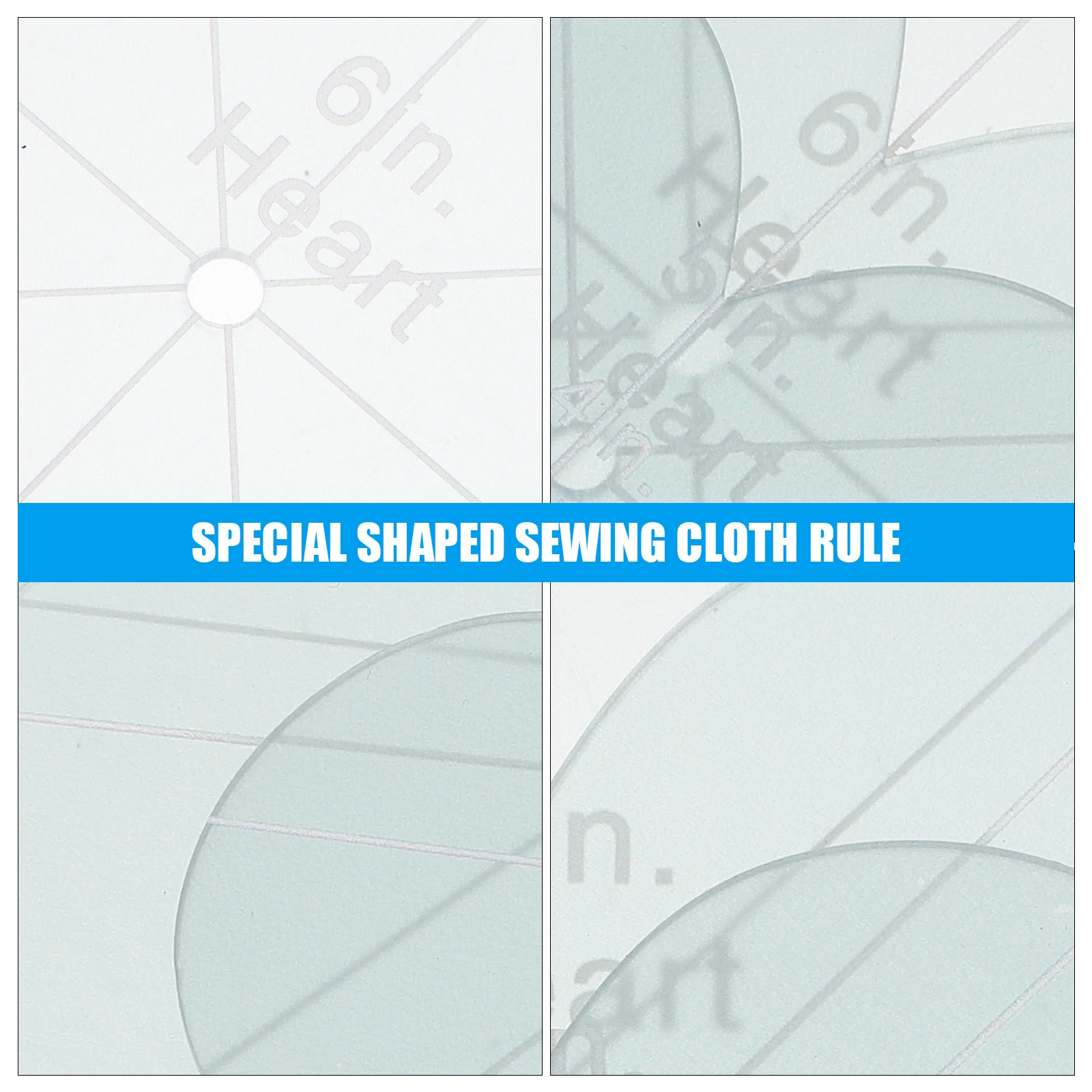 3Pcs Quilting Rulers Acrylic Patchwork Ruler Heart Shape Professional Sewing Rulers Fabric Stitching Template Portable Tool
3Pcs Quilting Rulers Acrylic Patchwork Ruler Heart Shape Professional Sewing Rulers Fabric Stitching Template Portable Tool
