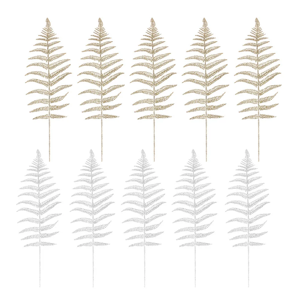 10Pcs Xmas Tree Simulation Leaf Adornment Golden Silver Lifelike Leaf Ornament Party Home Decoration Photography Props Romantic
10Pcs Xmas Tree Simulation Leaf Adornment Golden Silver Lifelike Leaf Ornament Party Home Decoration Photography Props Romantic