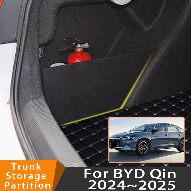 Auto Accessories For BYD Qin 2024~2025 Car Upgrade Thickening Organizer Trunk Side Partition Trunk Interior Storage Box Parts
Auto Accessories For BYD Qin 2024~2025 Car Upgrade Thickening Organizer Trunk Side Partition Trunk Interior Storage Box Parts