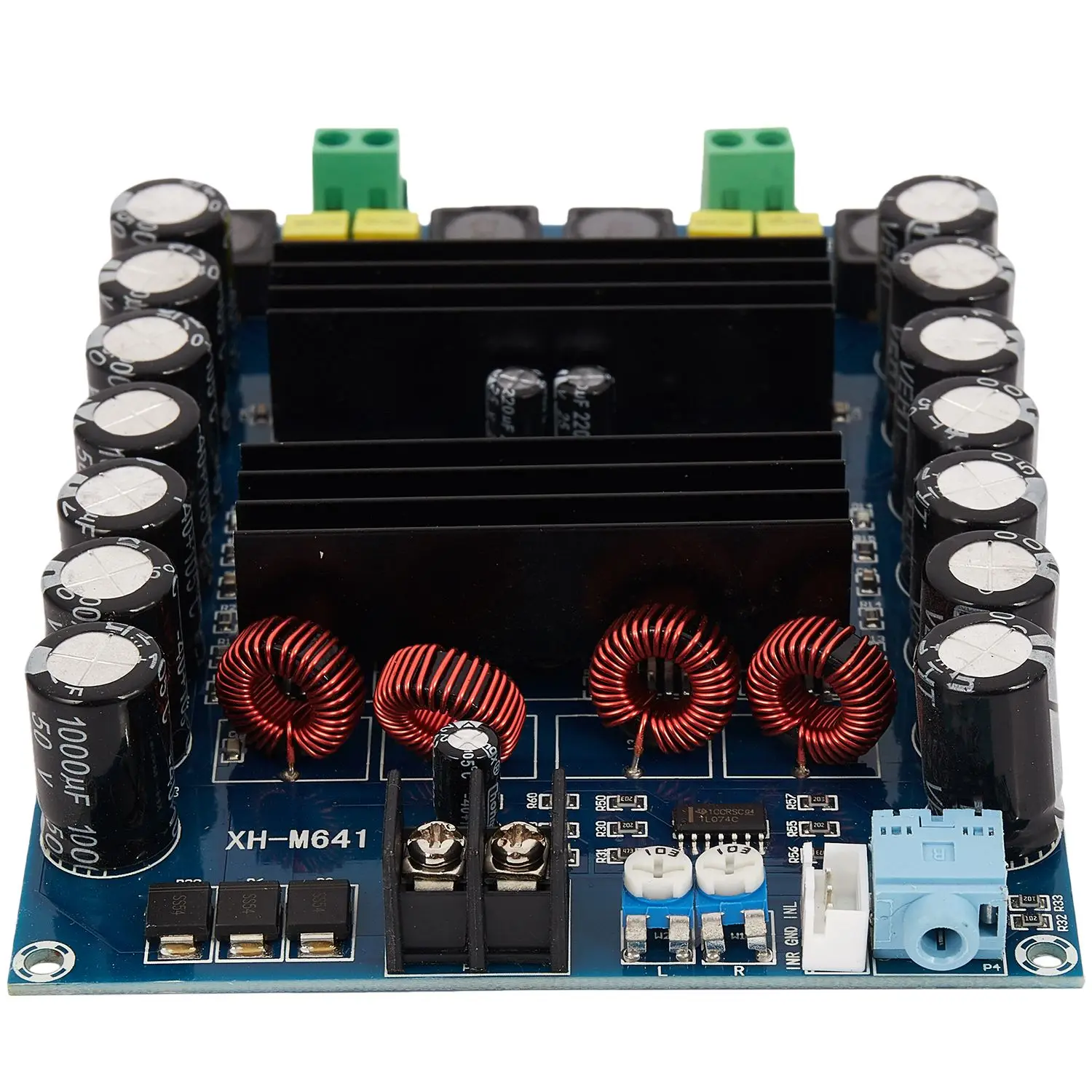 B03B-XH-M641 TPA3116D2 DC12V 24V 150W X 2 цифровой аудио высокой мощности 2-канальный автомобильный усилитель с повышающей платой G2-010
B03B-XH-M641 TPA3116D2 DC12V 24V 150W X 2 цифровой аудио высокой мощности 2-канальный автомобильный усилитель с повышающей платой G2-010