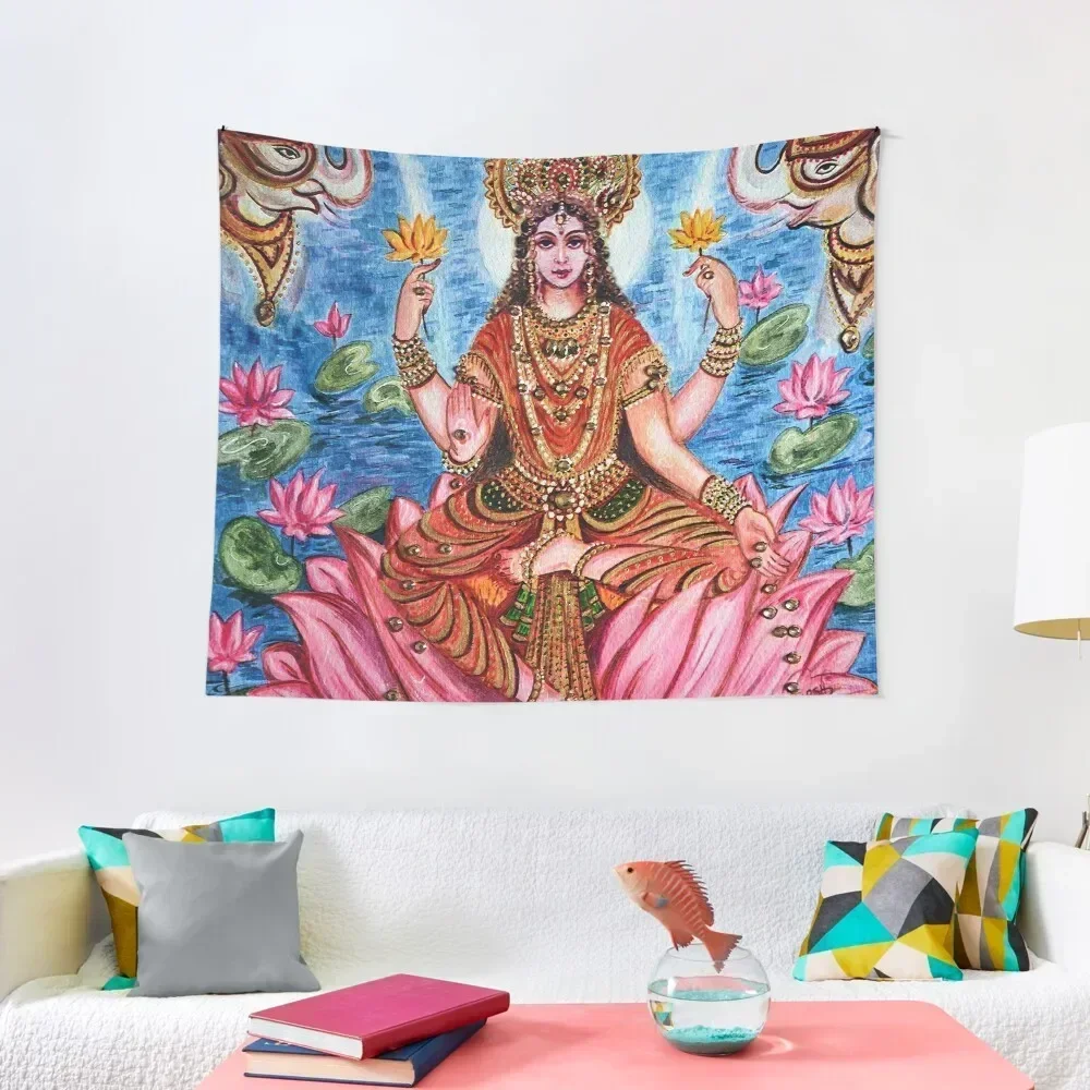 Goddess Lakshami Tapestry House Decoration Anime Decor Luxury Living Room Decoration Tapestry
Goddess Lakshami Tapestry House Decoration Anime Decor Luxury Living Room Decoration Tapestry