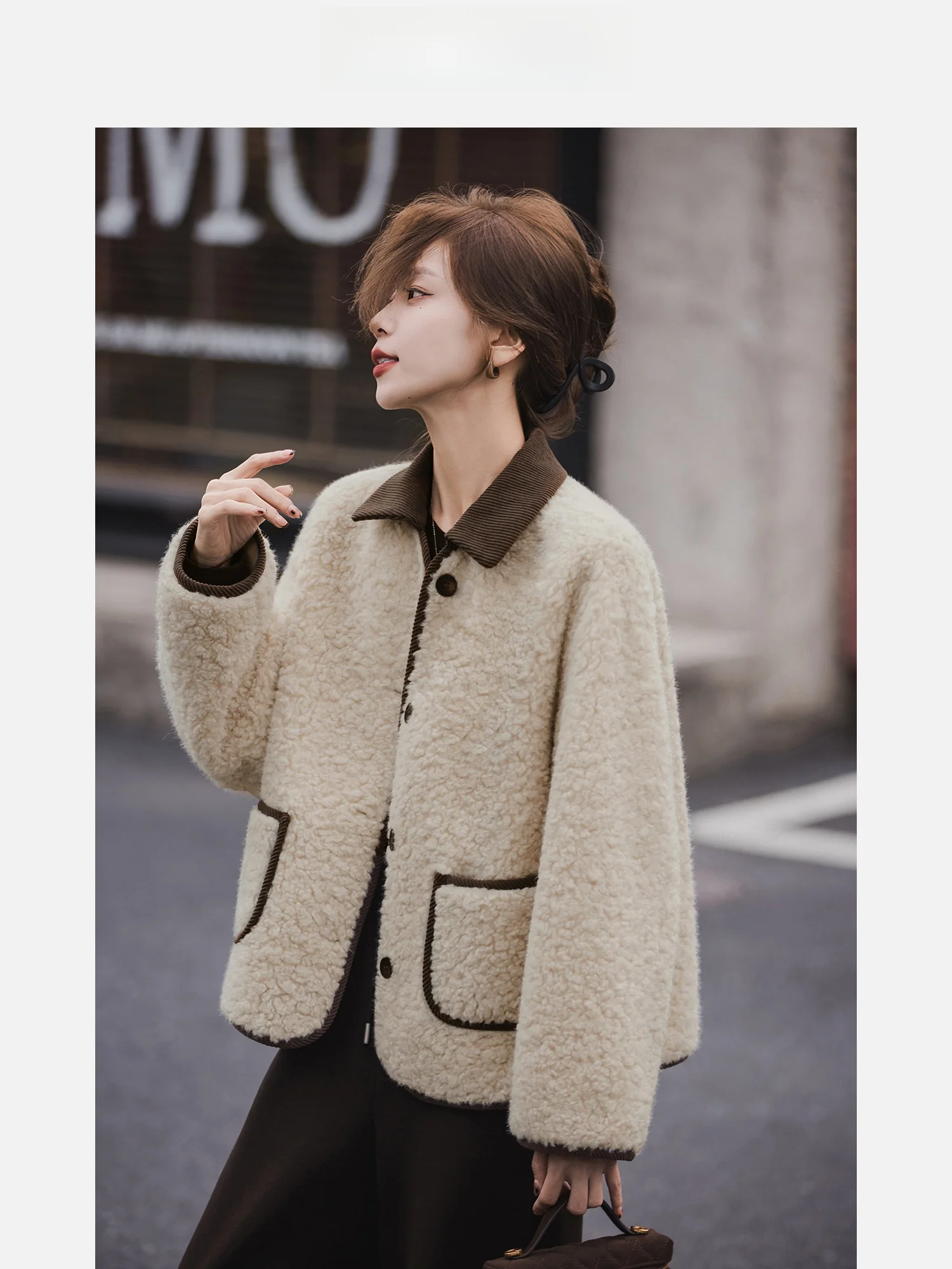 Casual Style Quilted Faux Leather Fur Jacket Women's Short Top Vintage Slimming Versatile Autumn Winter New Arrival by Xiaoguli
Casual Style Quilted Faux Leather Fur Jacket Women's Short Top Vintage Slimming Versatile Autumn Winter New Arrival by Xiaoguli