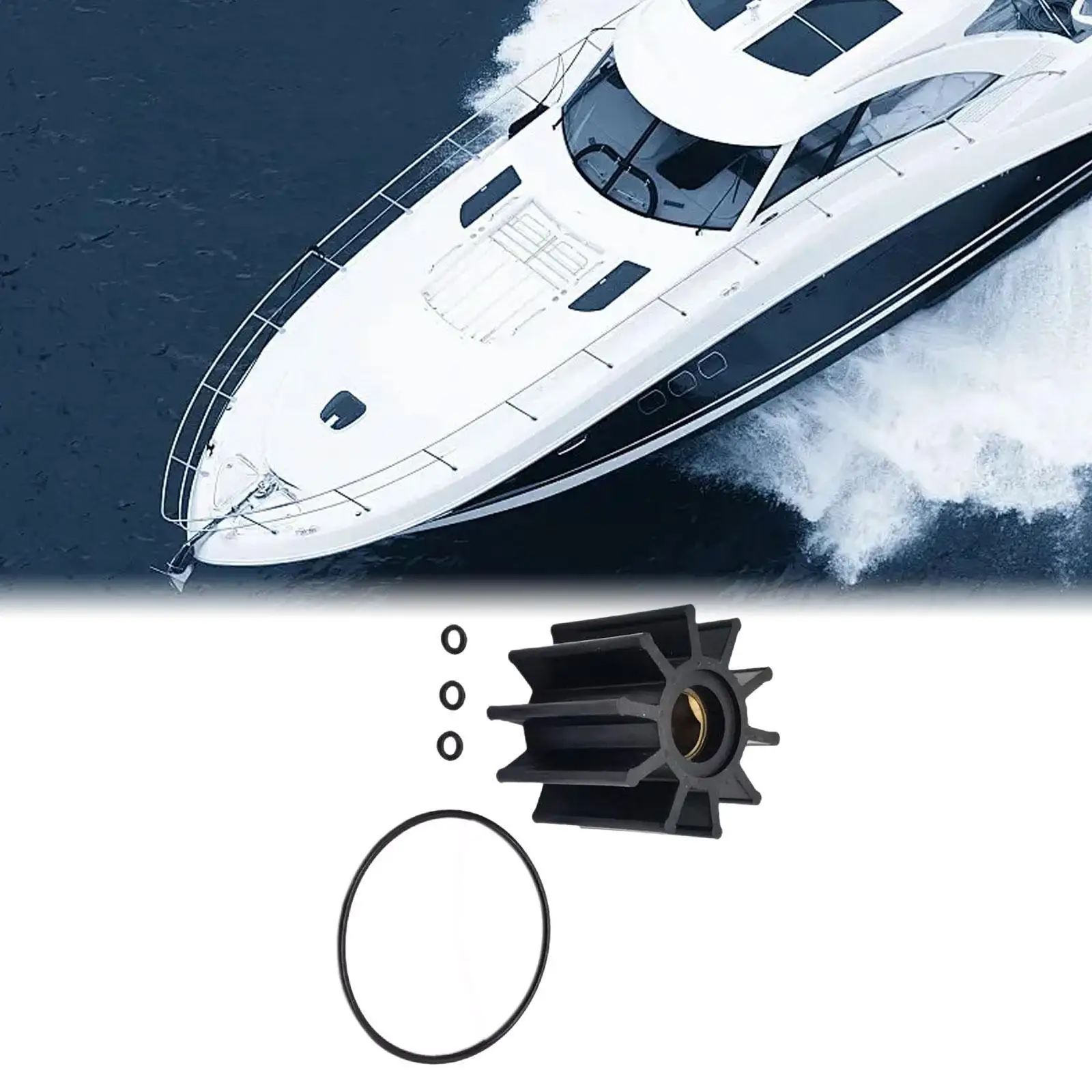Impeller Repair Kit High Quality Plastic Water Pump Replacement Kit with O Ring for Crusader RA057035 8.1L
Impeller Repair Kit High Quality Plastic Water Pump Replacement Kit with O Ring for Crusader RA057035 8.1L