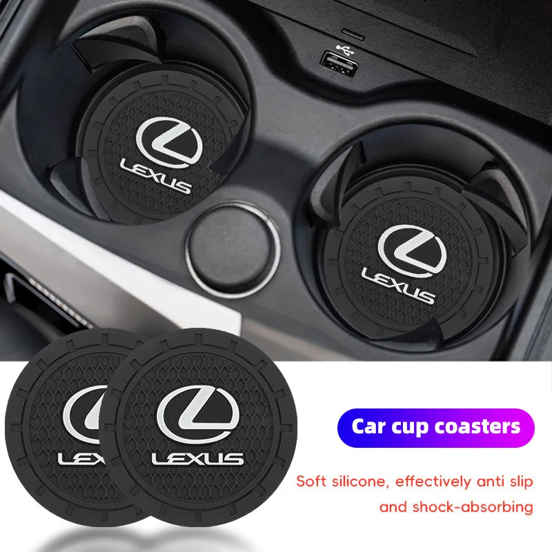 2Pcs Car Water Cup Mat Rubber Anti Noise Coaster Accessories For Lexus F-SPORT ES RX NX LS UX LM LX GX LC RZ IS CT GS RC HS SC
2Pcs Car Water Cup Mat Rubber Anti Noise Coaster Accessories For Lexus F-SPORT ES RX NX LS UX LM LX GX LC RZ IS CT GS RC HS SC