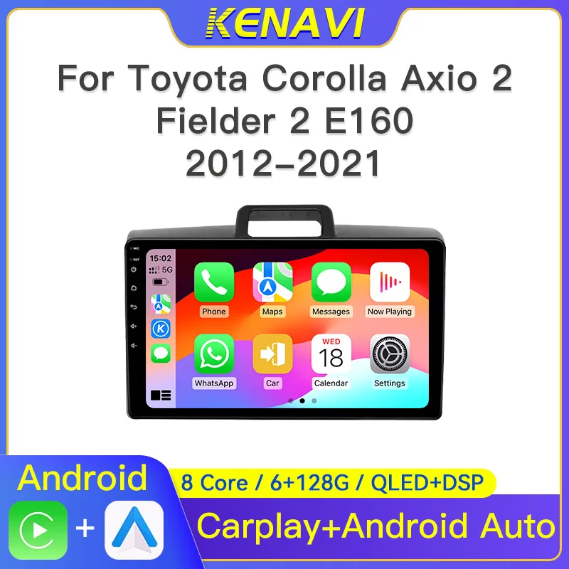 2 Din Android Car Stereo Radio For Toyota Corolla Axio 2 Fielder 3 E160 2012-2021 Multimedia Player Navigation GPS Carplay Auto
2 Din Android Car Stereo Radio For Toyota Corolla Axio 2 Fielder 3 E160 2012-2021 Multimedia Player Navigation GPS Carplay Auto