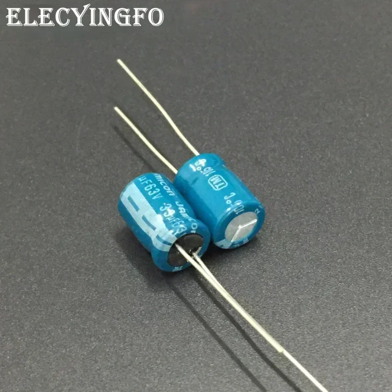 10 шт./100 шт. 63V33uF JAMICON TM серии 8x11,5 мм 33 мкФ/63 В алюминиевый электролитический конденсатор
10 шт./100 шт. 63V33uF JAMICON TM серии 8x11,5 мм 33 мкФ/63 В алюминиевый электролитический конденсатор