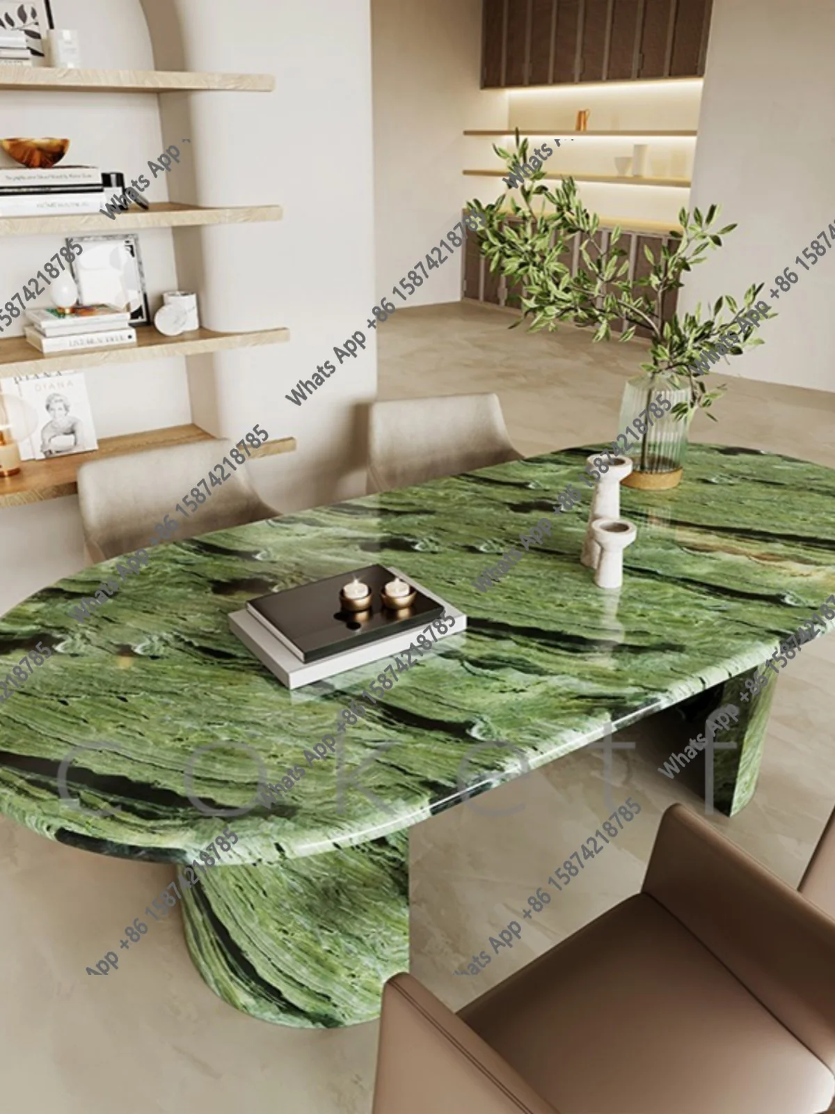 Eating Table Light Luxury High-end Natural Marble Luxury Stone Dining Table Designer Marble Designer
Eating Table Light Luxury High-end Natural Marble Luxury Stone Dining Table Designer Marble Designer