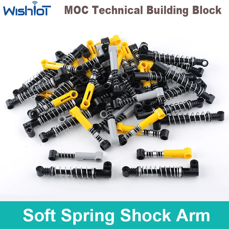 4PCS Soft Spring Shock Arm MOC Technological Bricks DIY Parts Building Blocks Shock-absorbing Arm For 76537 18404 Toys
4PCS Soft Spring Shock Arm MOC Technological Bricks DIY Parts Building Blocks Shock-absorbing Arm For 76537 18404 Toys