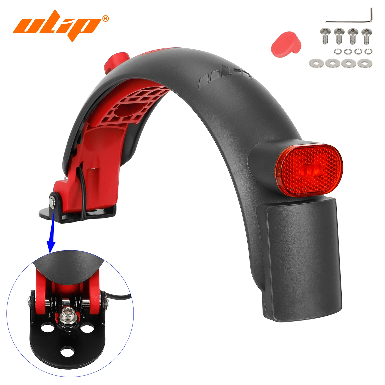 ULIP металлическое заднее крыло для Xiaomi M365 Pro Pro2 1S Lite Mi 3, заднее колесо электрического скутера, защита брызговика, аксессуары для скейтборда 
ULIP металлическое заднее крыло для Xiaomi M365 Pro Pro2 1S Lite Mi 3, заднее колесо электрического скутера, защита брызговика, аксессуары для скейтборда