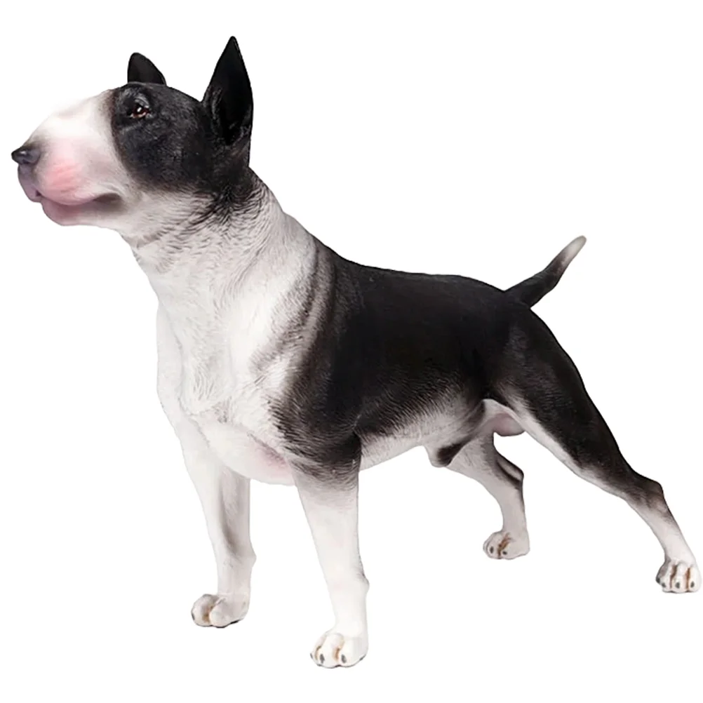 Simulation Bull Terrier Dog Statue for Kids Decorations The Home Ornament Animal Model Figurines Toddlers Figure Plastic Models
Simulation Bull Terrier Dog Statue for Kids Decorations The Home Ornament Animal Model Figurines Toddlers Figure Plastic Models