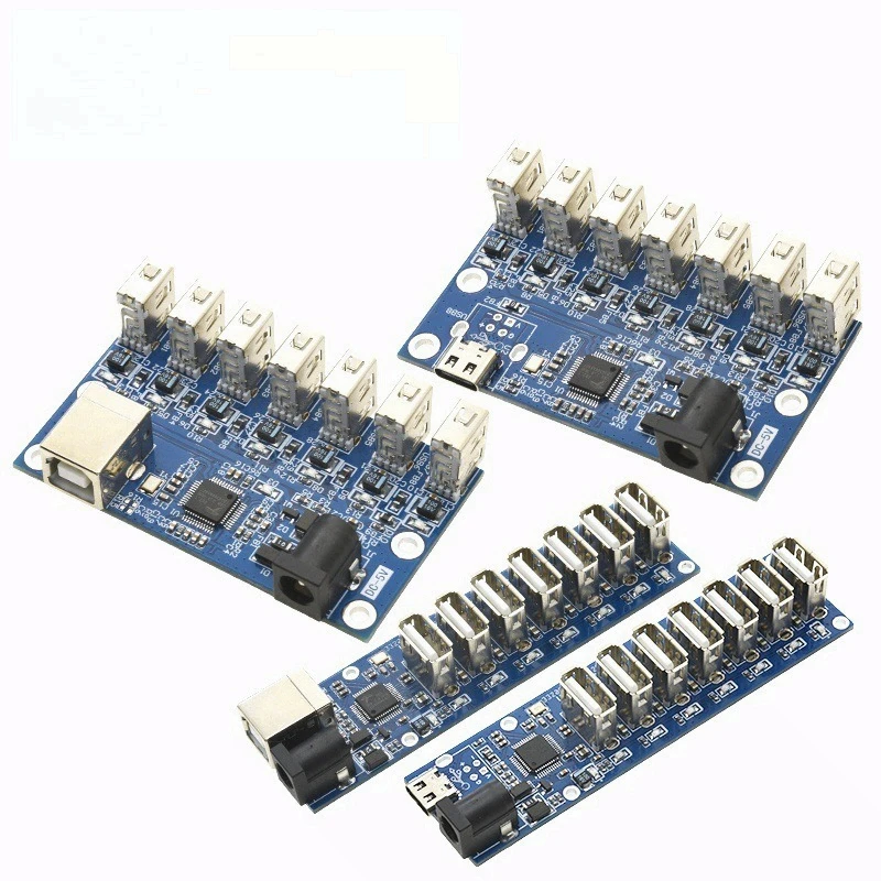 FE2.1 splitter USB-HUB hub 1 to 7 port seven port USB splitter module with power supply USB 2.0
FE2.1 splitter USB-HUB hub 1 to 7 port seven port USB splitter module with power supply USB 2.0