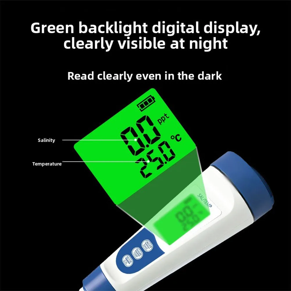 KS01 Digital Salinity Meter with Temperature Compensation for Water Salinity Monitoring in Food Processing and Aquaculture
KS01 Digital Salinity Meter with Temperature Compensation for Water Salinity Monitoring in Food Processing and Aquaculture