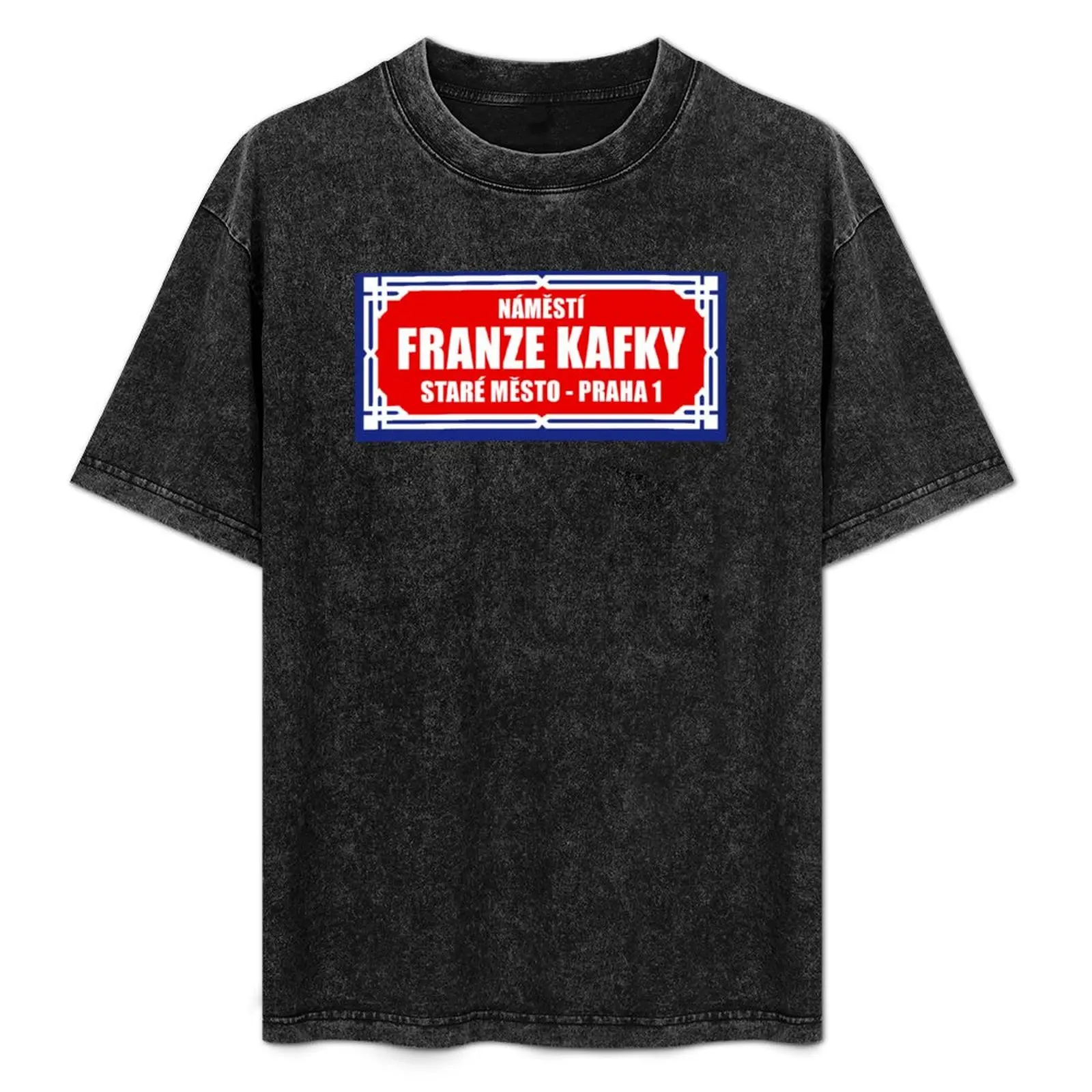 Prague Street Sign, Franz Kafka T-Shirt football t shirt tops baggy shirts vintage men tshirt
Prague Street Sign, Franz Kafka T-Shirt football t shirt tops baggy shirts vintage men tshirt