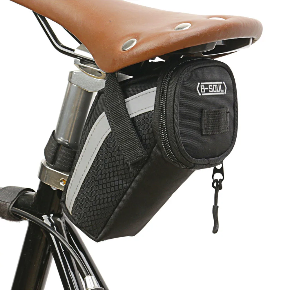Road Bike Cushion Bag Small Storage Black Reflective Strap Accessory Kit Tool Cycling Seat Tail Rear Pouch Bike Saddle bag
Road Bike Cushion Bag Small Storage Black Reflective Strap Accessory Kit Tool Cycling Seat Tail Rear Pouch Bike Saddle bag
