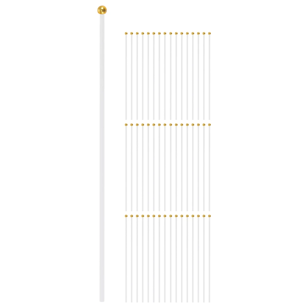 100 Pcs Flagpole Accessories Plastic Handheld Flag Sticks Durable Banner Decorative Parts for Party Festive Craft
100 Pcs Flagpole Accessories Plastic Handheld Flag Sticks Durable Banner Decorative Parts for Party Festive Craft