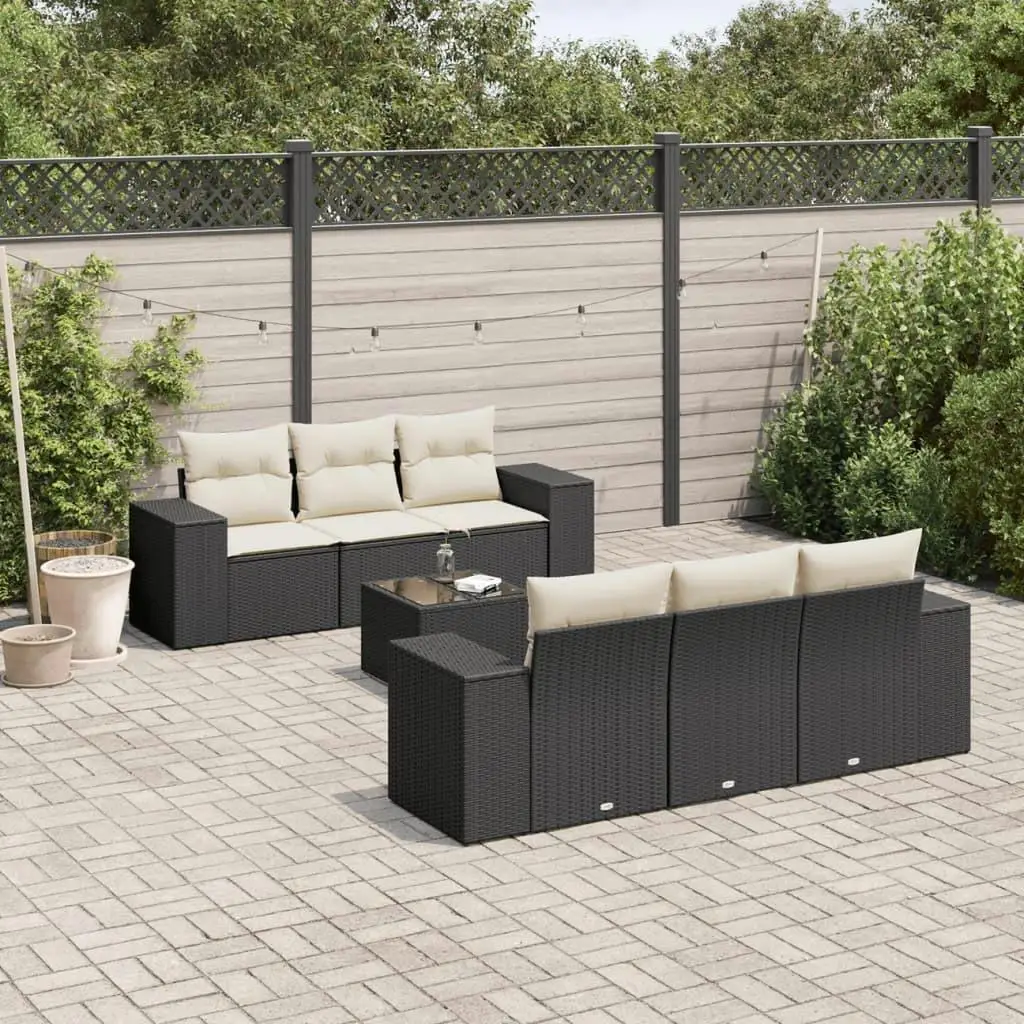 Stylish Black and Cream Outdoor Garden Sofa Set Comfortable Modern Patio Furniture Durable Seating for Balcony
Stylish Black and Cream Outdoor Garden Sofa Set Comfortable Modern Patio Furniture Durable Seating for Balcony