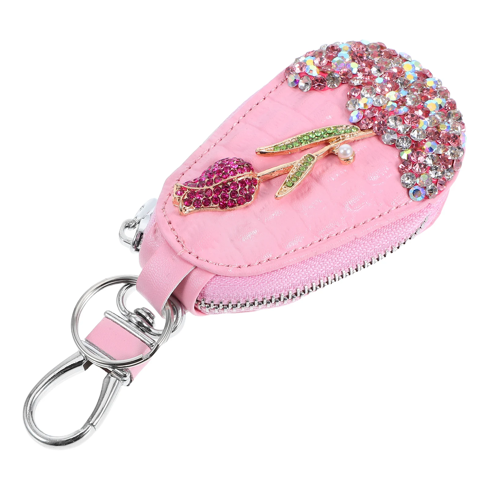 Diamond Key Remote Case Fob Rose Holder PU Pouch Keychain Bling Keys Protector Scratch Proof Car Use Multifunctional
Diamond Key Remote Case Fob Rose Holder PU Pouch Keychain Bling Keys Protector Scratch Proof Car Use Multifunctional