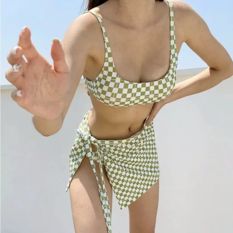 Women's Bikini Set Strappy Dress Swimsuit Sexy Hot Spring 3pcs Cover Up Swimming Suit Trio Layered Spa Vacation Swimwear
Women's Bikini Set Strappy Dress Swimsuit Sexy Hot Spring 3pcs Cover Up Swimming Suit Trio Layered Spa Vacation Swimwear