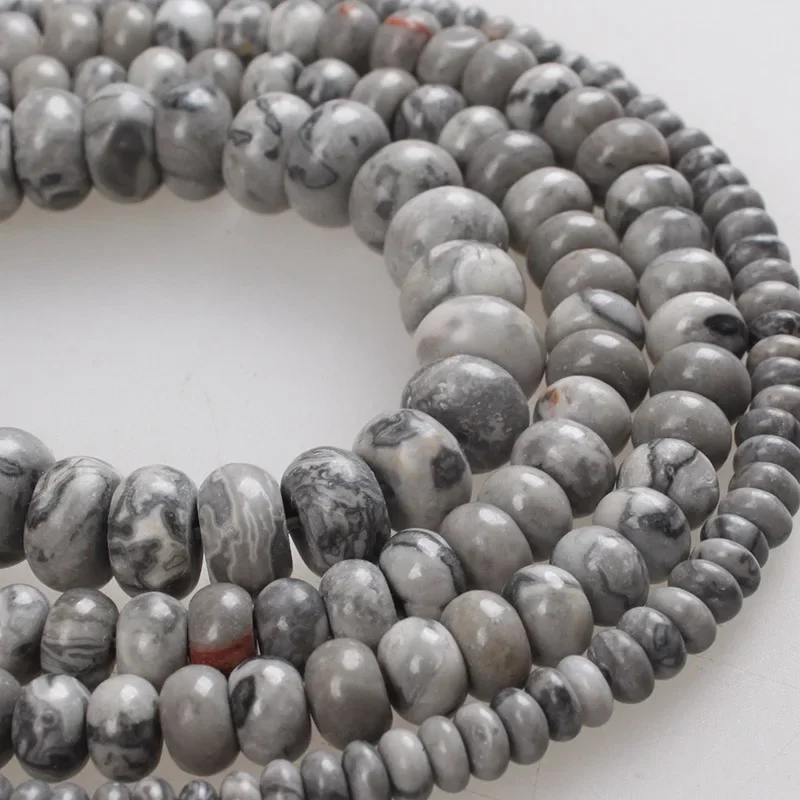 Natural Stone Beads Map Jasper Rondelle Spacer Abacus Beads Loose Beads 4 6 8mm For Bracelets Necklace Jewelry Making
Natural Stone Beads Map Jasper Rondelle Spacer Abacus Beads Loose Beads 4 6 8mm For Bracelets Necklace Jewelry Making