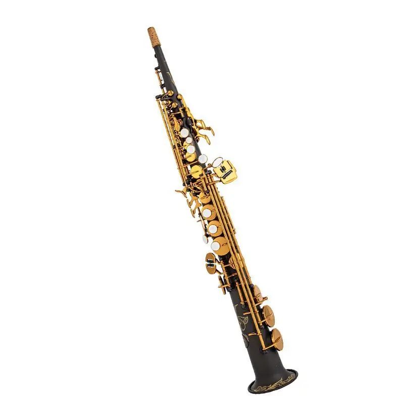 Высококачественный интегрированный саксофон сопрано B-tone Профессиональный саксофон черный
Высококачественный интегрированный саксофон сопрано B-tone Профессиональный саксофон черный