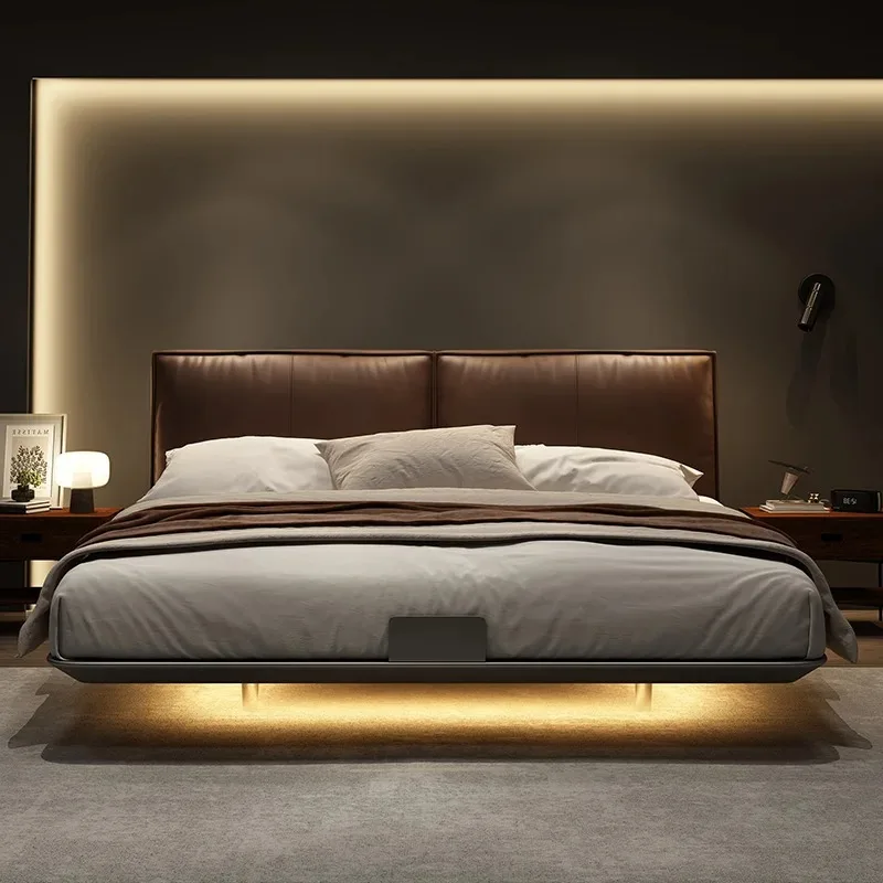 Italian light luxury leather bed luxury master bedroom bed modern simple Internet celebrity tofu block suspension bed
Italian light luxury leather bed luxury master bedroom bed modern simple Internet celebrity tofu block suspension bed