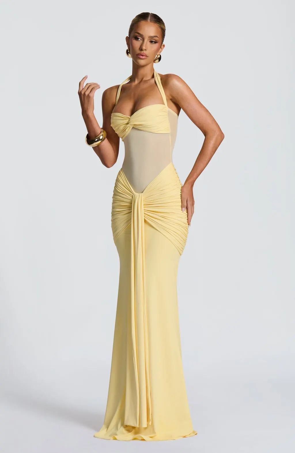 Halter Backless Sexy Maxi Dress Women Fashion Patchwork Off-shoulder Sleeveless Ruched Draped Bodycon Club Party Dress
Halter Backless Sexy Maxi Dress Women Fashion Patchwork Off-shoulder Sleeveless Ruched Draped Bodycon Club Party Dress