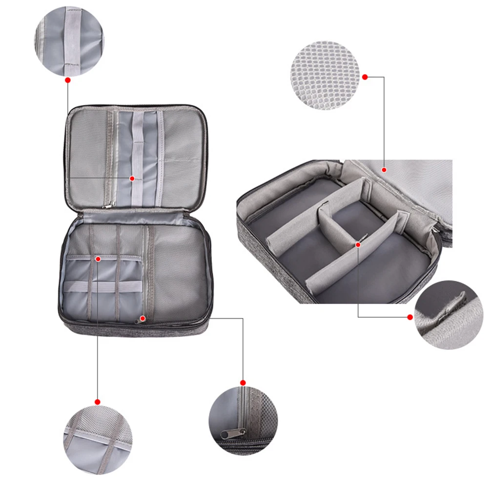 Multifunctional Travel Pouch Small Electronics ganizer Waterproof Lightweight Storage Bag Cable Carrying Case for Powerbanks
Multifunctional Travel Pouch Small Electronics ganizer Waterproof Lightweight Storage Bag Cable Carrying Case for Powerbanks