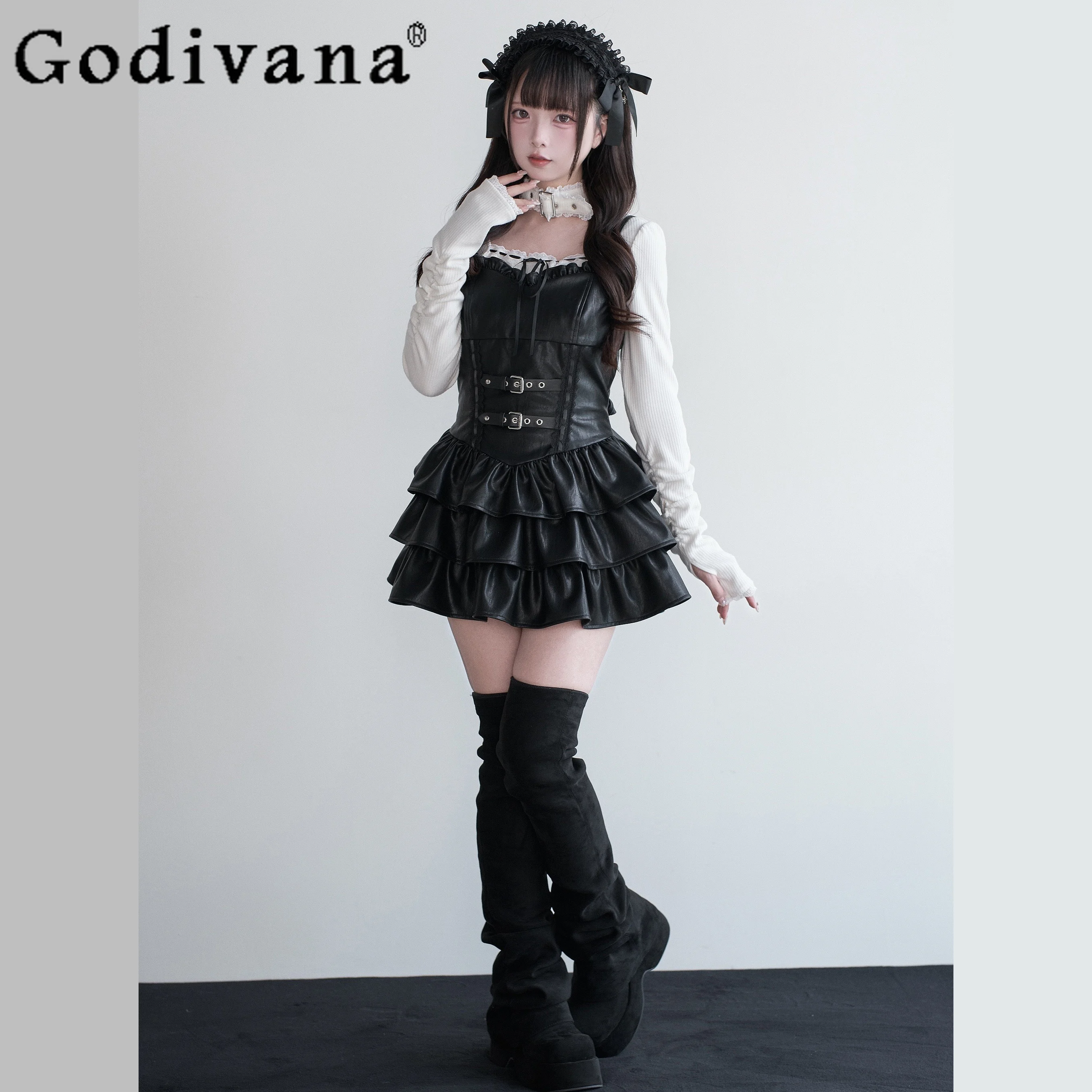 Оригинальное японское черное кожаное платье JSK массового производства, весна и осень 20%, милое элегантное полосатое платье для девочек и женщин
Оригинальное японское черное кожаное платье JSK массового производства, весна и осень 20%, милое элегантное полосатое платье для девочек и женщин