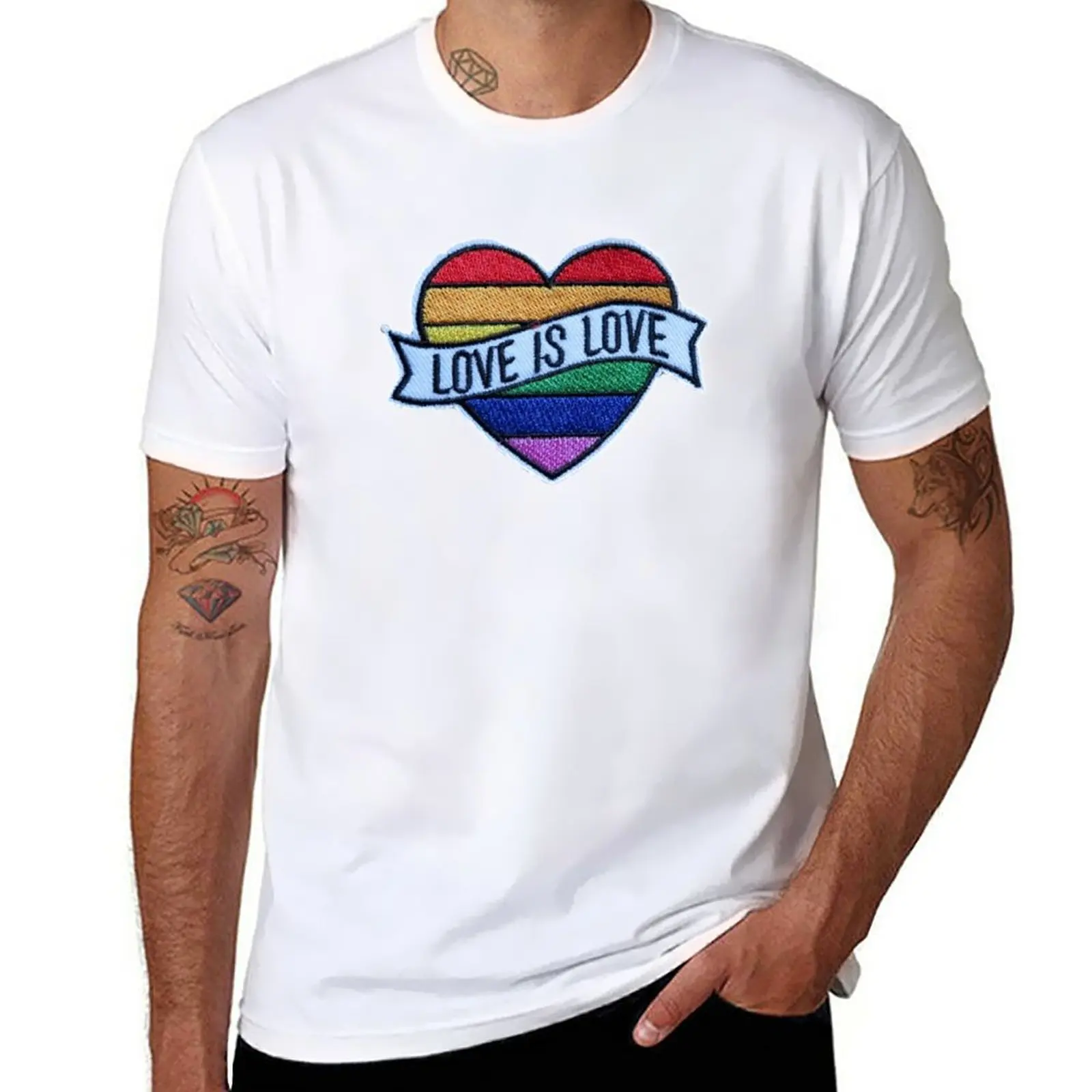 Новинка, футболка с надписью Love is Love, футболка для мальчика, аниме одежда, мужская одежда, мужская футболка с коротким рукавом
Новинка, футболка с надписью Love is Love, футболка для мальчика, аниме одежда, мужская одежда, мужская футболка с коротким рукавом