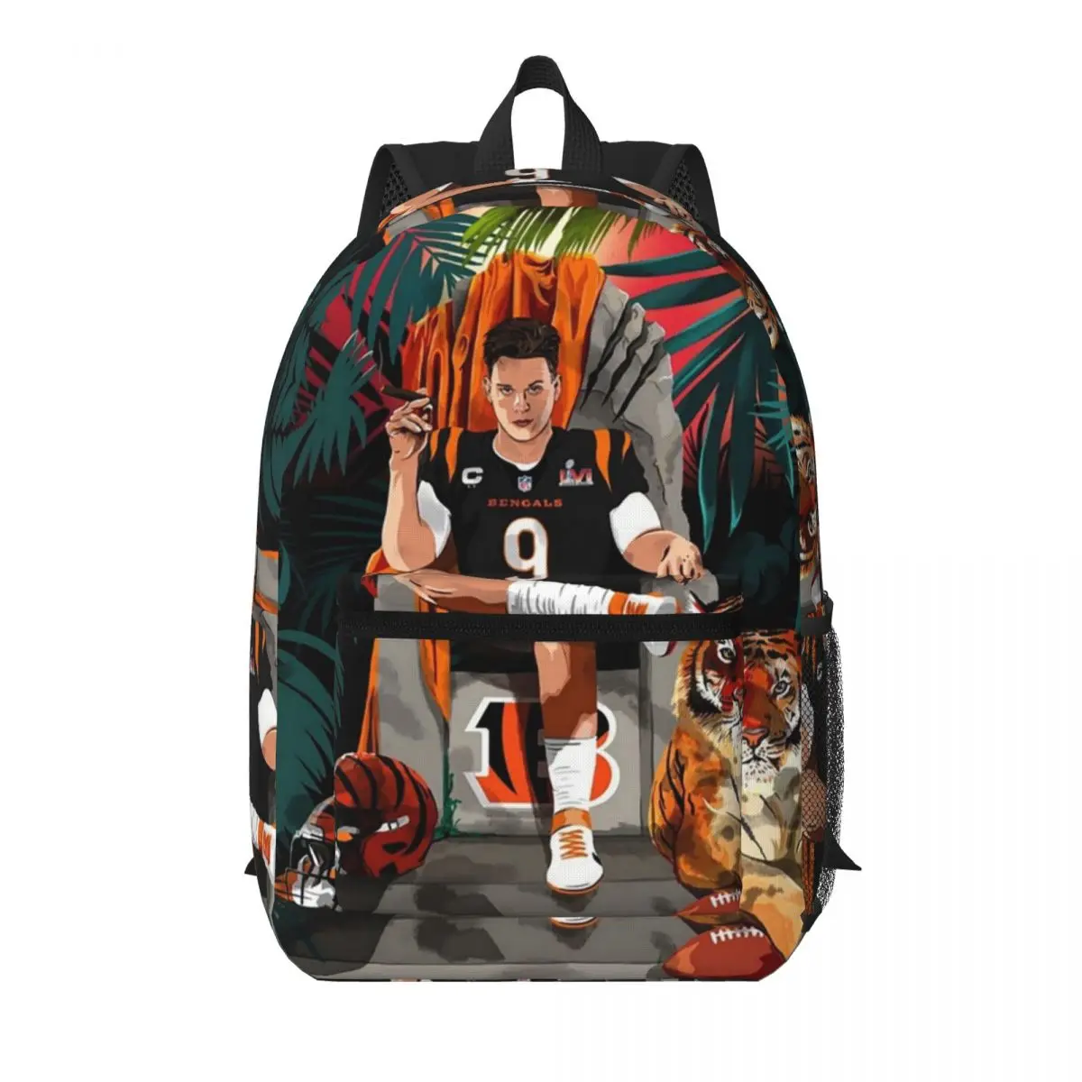 Joe Burrow Bengals 1 Student Backpack School Bag Hiking Travel Daypack for Men Women Bookbag Shoulder Bags
Joe Burrow Bengals 1 Student Backpack School Bag Hiking Travel Daypack for Men Women Bookbag Shoulder Bags