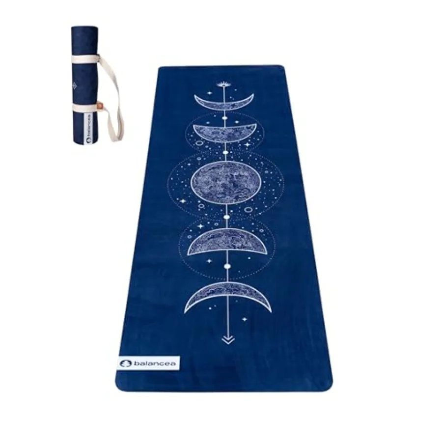 Yoga Mat With Strap 5mm Non Slip Suede and TPE - Eco-Friendly Fitness and Exercise Mat for Home Gym, Pilates, Hot Yoga, and Med
Yoga Mat With Strap 5mm Non Slip Suede and TPE - Eco-Friendly Fitness and Exercise Mat for Home Gym, Pilates, Hot Yoga, and Med
