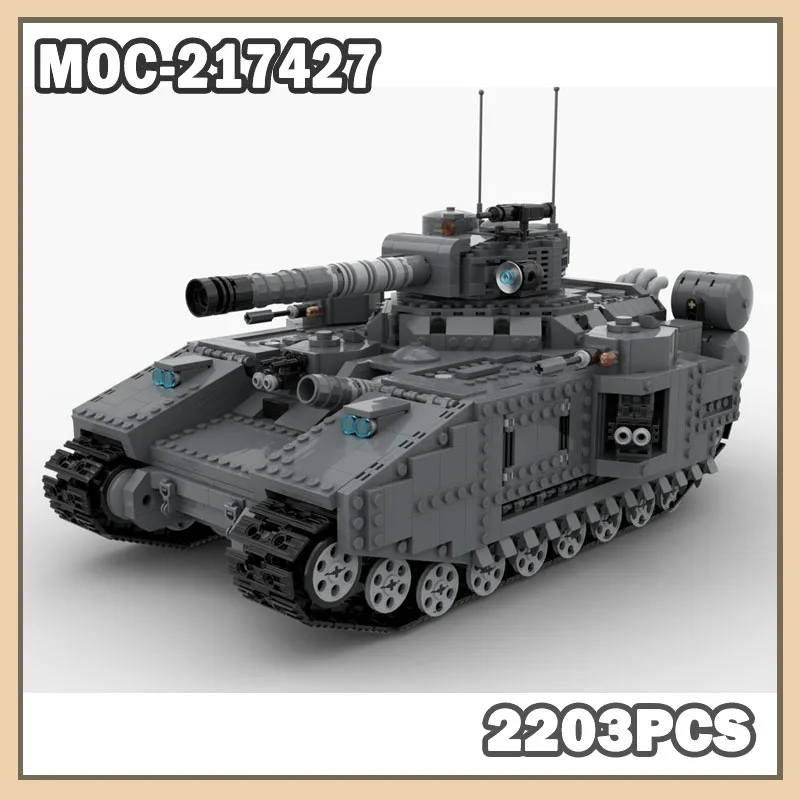 MOC-217427 Military War Luxury Reloading Tank Building Block Assembly Game Model Compatible Bricks KIDS TOYS Adult Gifts 2203PCS
MOC-217427 Military War Luxury Reloading Tank Building Block Assembly Game Model Compatible Bricks KIDS TOYS Adult Gifts 2203PCS