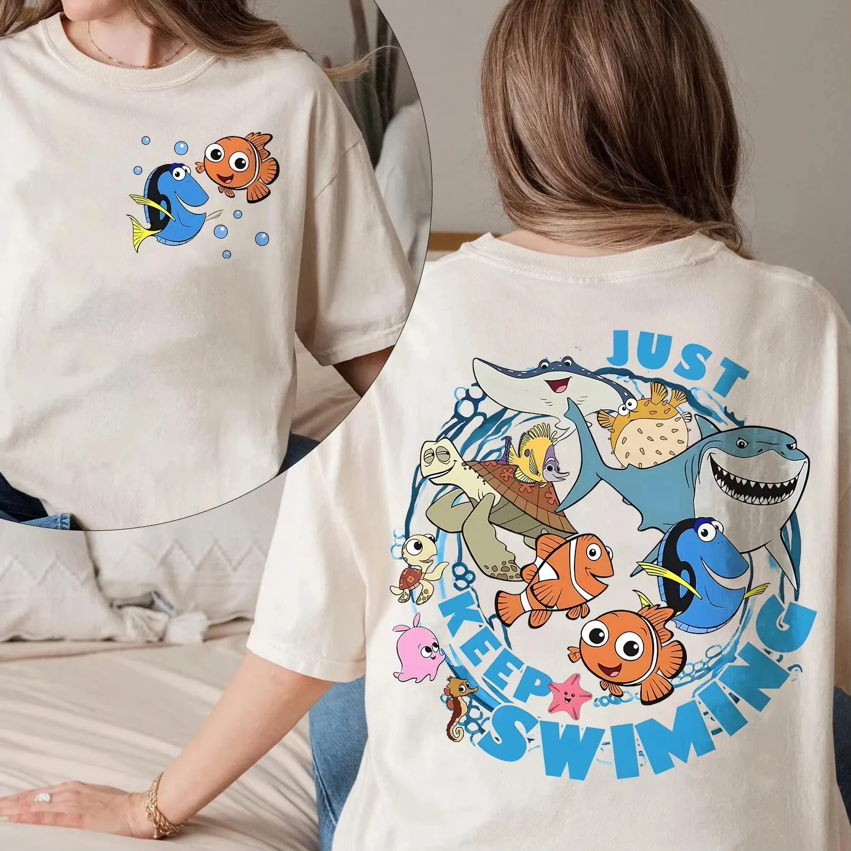 Рубашки для плавания Comfort Colors Finding Nemo Just Keep, футболка Finding Dory Disney Trip, рубашка для семейного отдыха Nemo, WDW Disney
Рубашки для плавания Comfort Colors Finding Nemo Just Keep, футболка Finding Dory Disney Trip, рубашка для семейного отдыха Nemo, WDW Disney