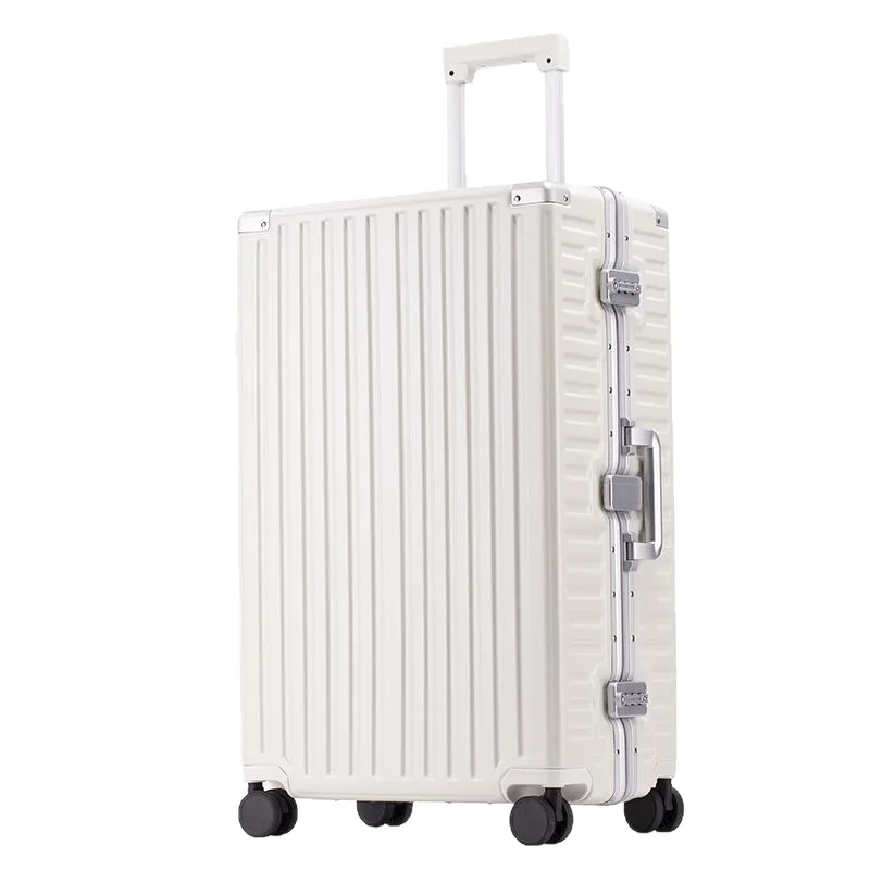 Aluminum frame trolley case, female 24-inch, universal wheel, password 26-inch checked suitcase, male 28-inch 30 business travel
Aluminum frame trolley case, female 24-inch, universal wheel, password 26-inch checked suitcase, male 28-inch 30 business travel