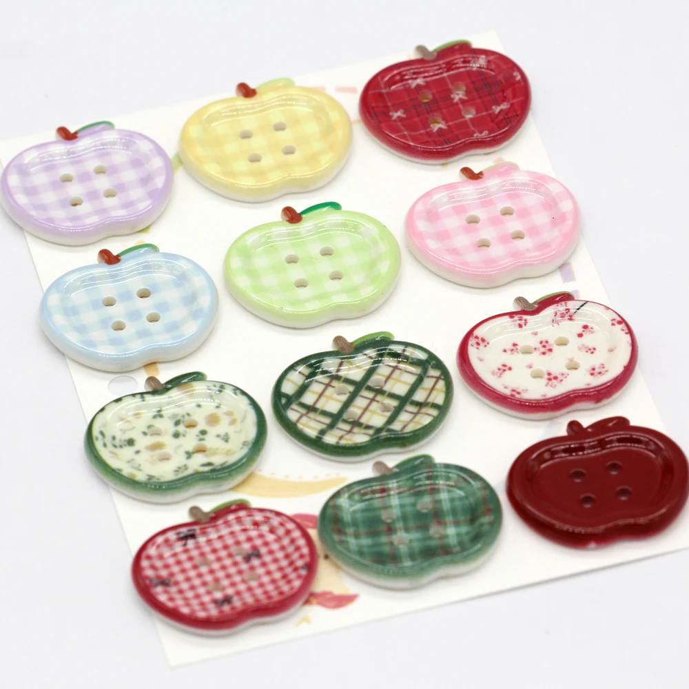 HENGC 10Pcs 25mm Cute Fruit Shape Plastic Buttons for Clothing Vintage Women Coat Jacket Suit DIY Crafts Handmade Decorations
HENGC 10Pcs 25mm Cute Fruit Shape Plastic Buttons for Clothing Vintage Women Coat Jacket Suit DIY Crafts Handmade Decorations