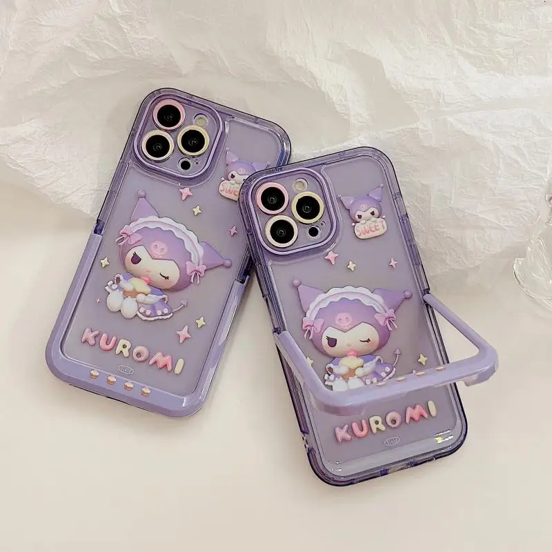 Sanrio Kuromi Phone Case For iPhone 14 13 12 11 Pro Max Mini Xs Xr X 8 7 6S Plus Cartoon Anime Silicone Soft Cover With Bracket
Sanrio Kuromi Phone Case For iPhone 14 13 12 11 Pro Max Mini Xs Xr X 8 7 6S Plus Cartoon Anime Silicone Soft Cover With Bracket