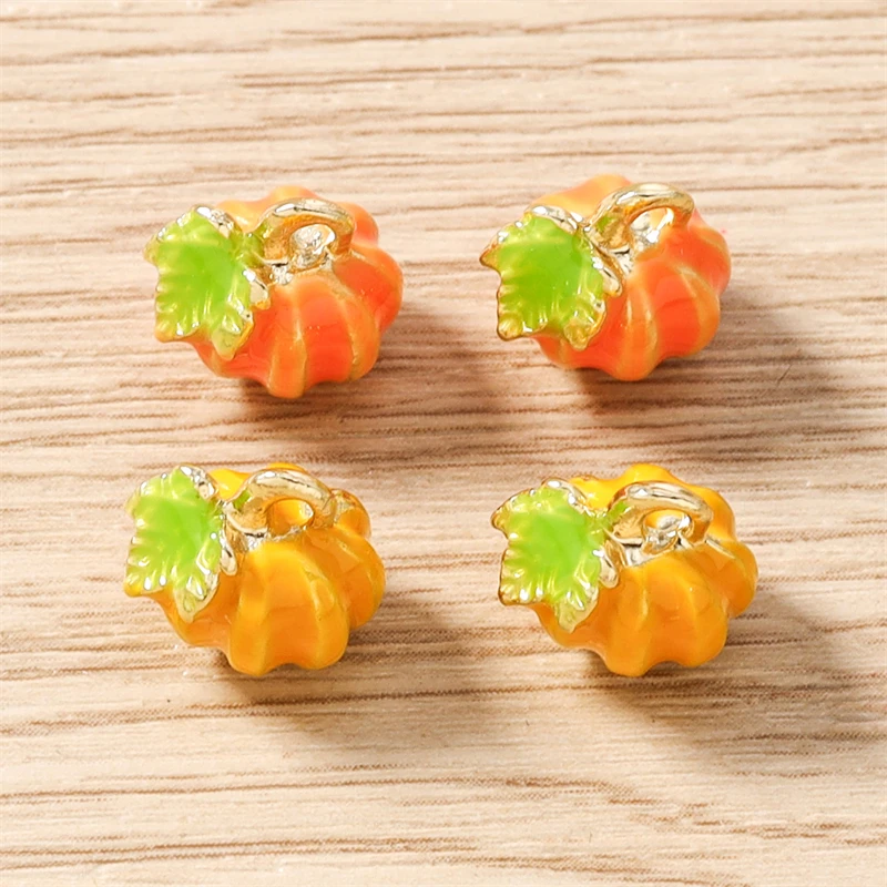 5pcs 12x12mm Cute 3D Enamel Food Pumpkin Charms Pendants for Making Necklaces Earrings Bracelets DIY Crafts Jewelry Accessories
5pcs 12x12mm Cute 3D Enamel Food Pumpkin Charms Pendants for Making Necklaces Earrings Bracelets DIY Crafts Jewelry Accessories