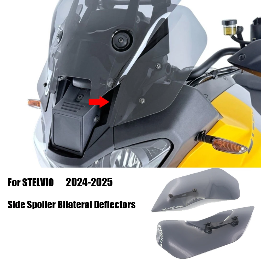 For Moto Guzzi STELVIO Accessories Side Spoiler Bilateral Deflectors New Motorcycle Side Windscreen 2024-2025
For Moto Guzzi STELVIO Accessories Side Spoiler Bilateral Deflectors New Motorcycle Side Windscreen 2024-2025