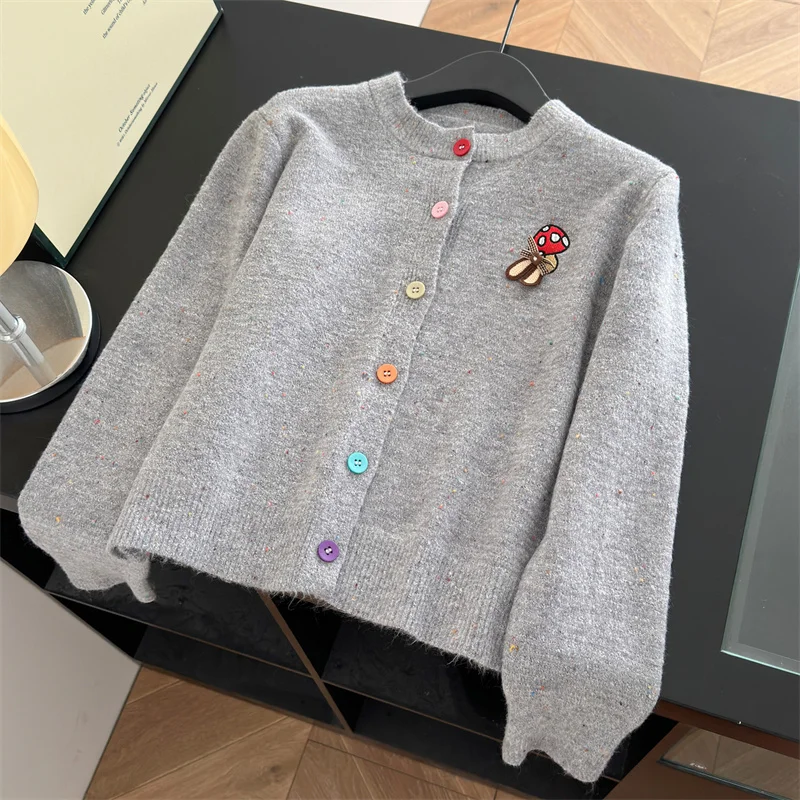 Ретро корейский Sle ленивый мультяшный вязаный свитер с вышивкой, осень-зима, новая мода, облегающая универсальная верхняя одежда, топ
Ретро корейский Sle ленивый мультяшный вязаный свитер с вышивкой, осень-зима, новая мода, облегающая универсальная верхняя одежда, топ