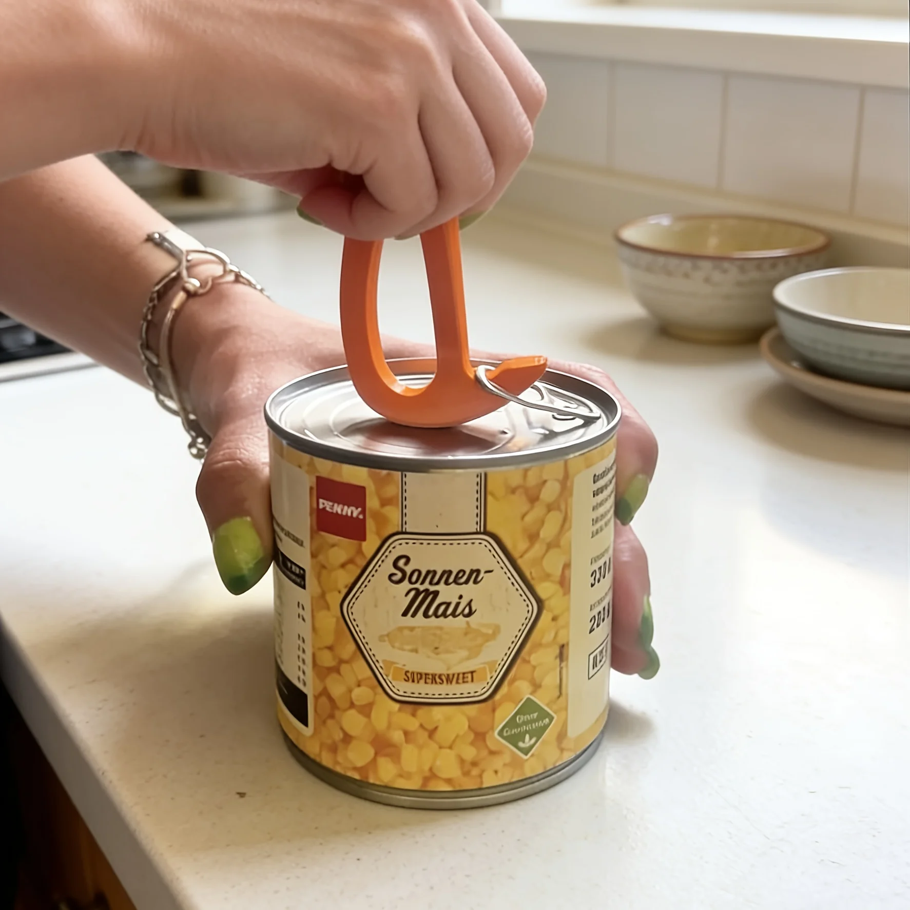 Can Opener, Non-slip Handle, Plastic Manual Can Opener, Safe and Easy to Grip, Durable Plastic Construction, Kitchen Can Opener
Can Opener, Non-slip Handle, Plastic Manual Can Opener, Safe and Easy to Grip, Durable Plastic Construction, Kitchen Can Opener