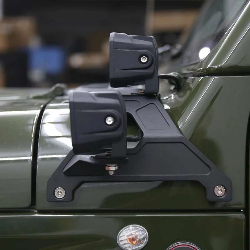 A-Pillar Light Mount Dual Lower LED Work Light Mounting Brackets For Jeep Wrangler JL Gladiator JT Accessoires
A-Pillar Light Mount Dual Lower LED Work Light Mounting Brackets For Jeep Wrangler JL Gladiator JT Accessoires