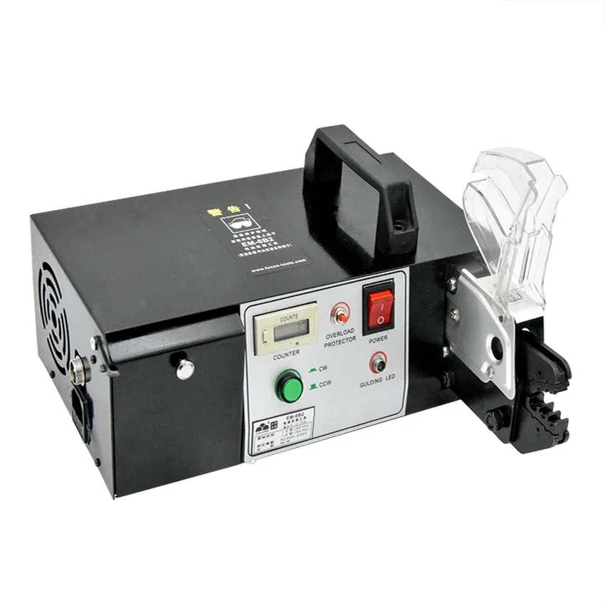 EM-6B2 EM-6B1 0.25-10mm2 Automatic Electrical Terminal Crimping Tools with Exchangeable Die Sets Electric Crimper 110V 220V
EM-6B2 EM-6B1 0.25-10mm2 Automatic Electrical Terminal Crimping Tools with Exchangeable Die Sets Electric Crimper 110V 220V