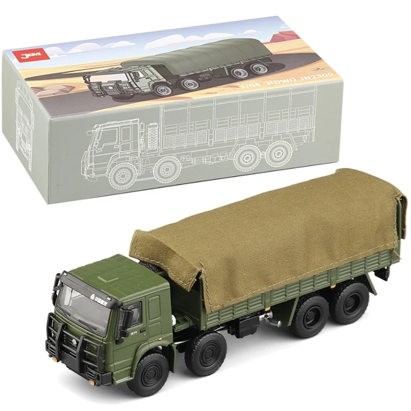 1/64 HOWO JN2300 военный грузовик игрушечный автомобиль, модель тяжелого армейского автомобиля джекине, Бесплатная коллекция литых под давлением 8 колес металла, подарок, мальчик
1/64 HOWO JN2300 военный грузовик игрушечный автомобиль, модель тяжелого армейского автомобиля джекине, Бесплатная коллекция литых под давлением 8 колес металла, подарок, мальчик