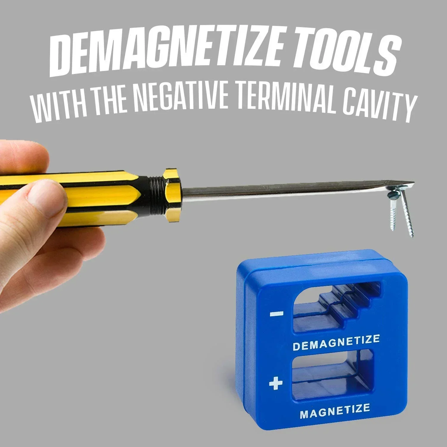 Precision Rapid Magnetization Degausser for Repair Screwdriver Hand Tools Screwdriver Head Magnetic Ring
Precision Rapid Magnetization Degausser for Repair Screwdriver Hand Tools Screwdriver Head Magnetic Ring