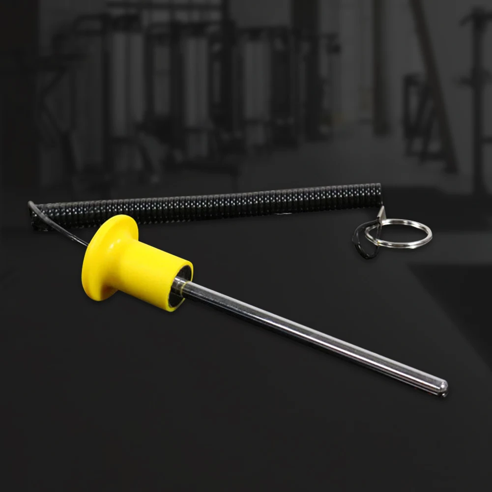 Weight Stack Pin with Pull Rope Weight Machine Pin Strength Training Equipment Replacement Weight Pin for Weight Stack Machine
Weight Stack Pin with Pull Rope Weight Machine Pin Strength Training Equipment Replacement Weight Pin for Weight Stack Machine