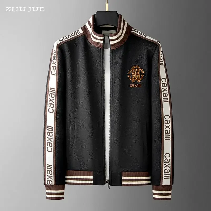 High-end men's clothing 2025 autumn new jacquard stand-up neck cardigan sweater men's Korean light luxury embroidered jacket
High-end men's clothing 2025 autumn new jacquard stand-up neck cardigan sweater men's Korean light luxury embroidered jacket