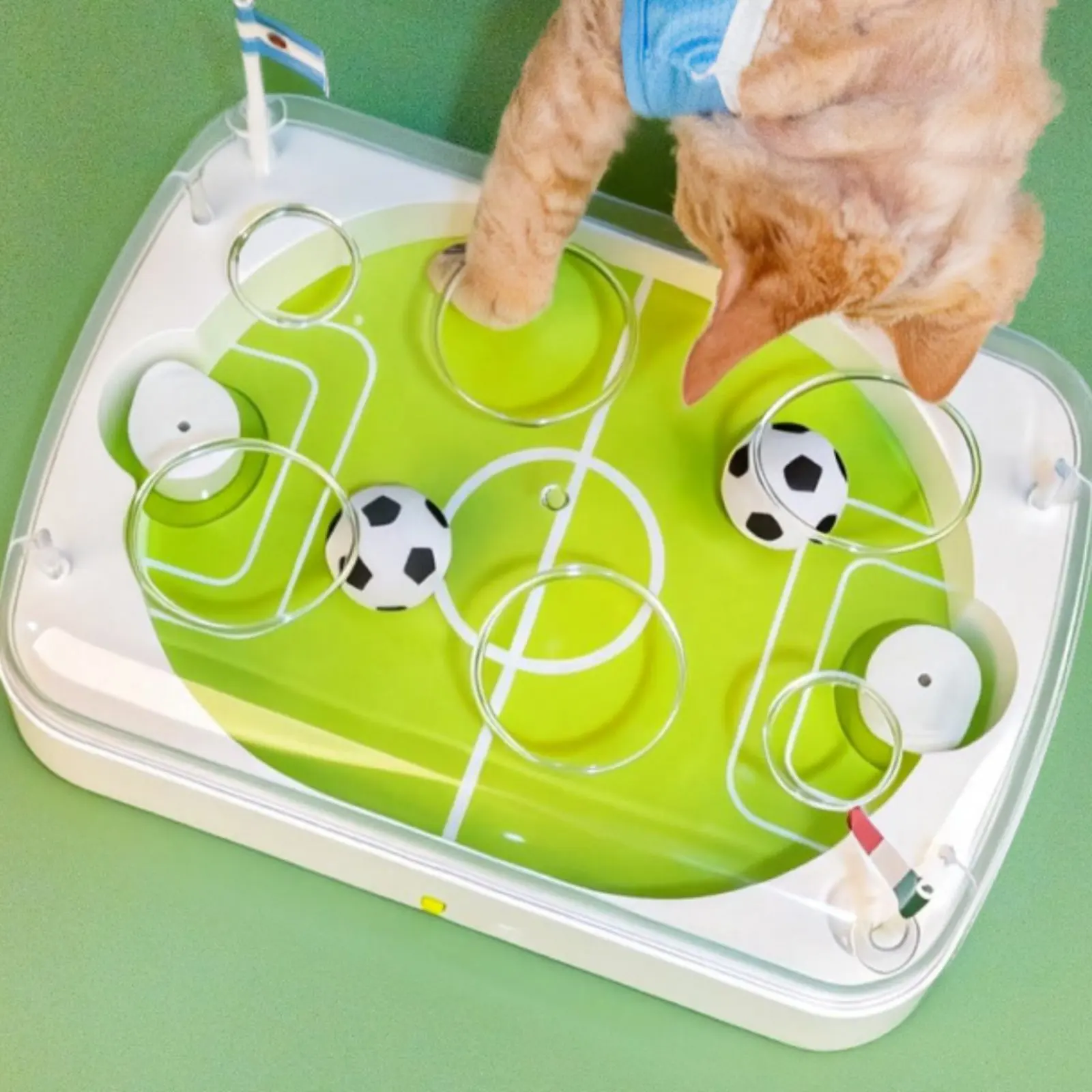 Cat Sports Field Toy Interactive Electronic Cat Brain-Teaser Toy Pet Supply Stimulates Hunting Natural Drive Boredom Relief
Cat Sports Field Toy Interactive Electronic Cat Brain-Teaser Toy Pet Supply Stimulates Hunting Natural Drive Boredom Relief