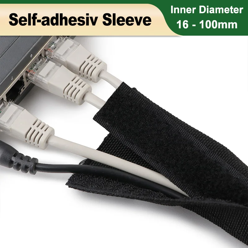 Self-adhesive PET Braided Cable Sleeve Dia 16mm - 100mm Flame Retardant Insulated Wire Harness Wrapped Protective Nylon Sheath
Self-adhesive PET Braided Cable Sleeve Dia 16mm - 100mm Flame Retardant Insulated Wire Harness Wrapped Protective Nylon Sheath