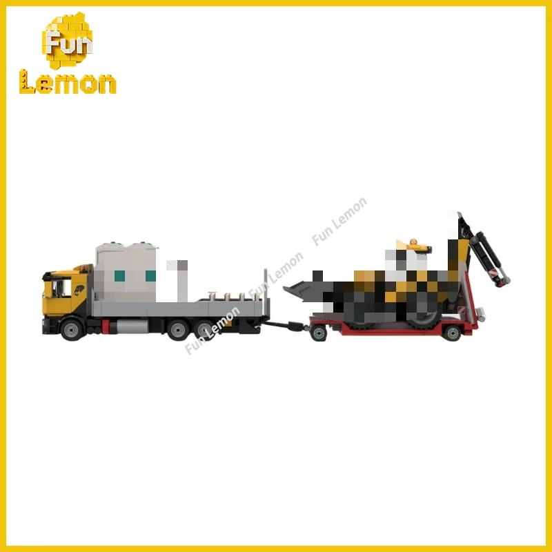 6x4 Truck & Low Bed Trailer MOC Bricks Oversize Load Transport Rig Exquisite Desktop Showcase Present
6x4 Truck & Low Bed Trailer MOC Bricks Oversize Load Transport Rig Exquisite Desktop Showcase Present